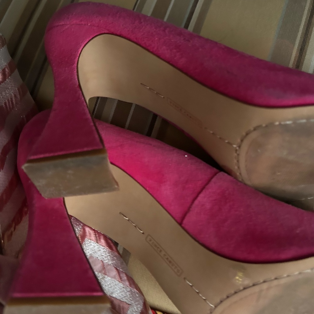 Vince Camuto Pink Suede Heels